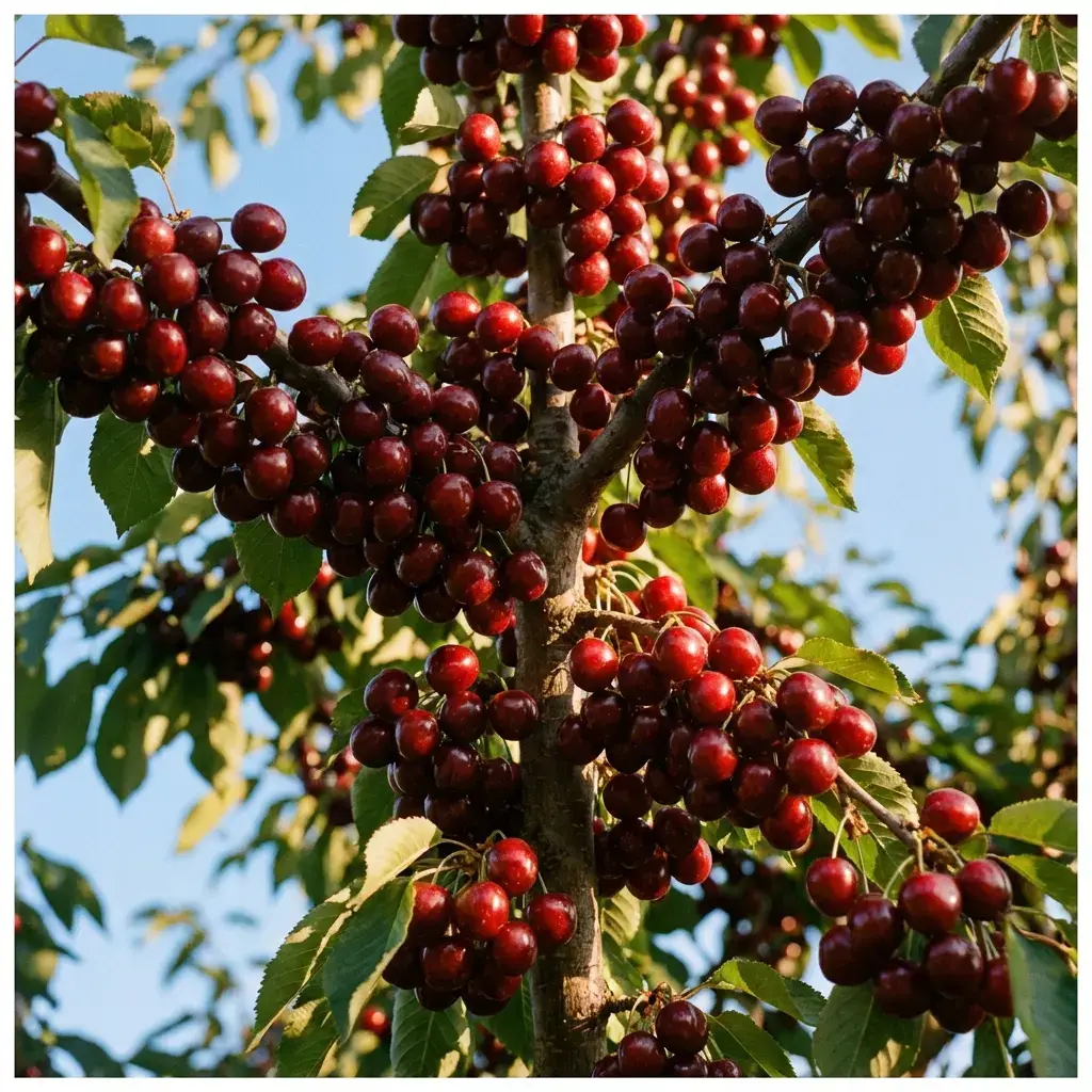 Гілка обліплена ягодами